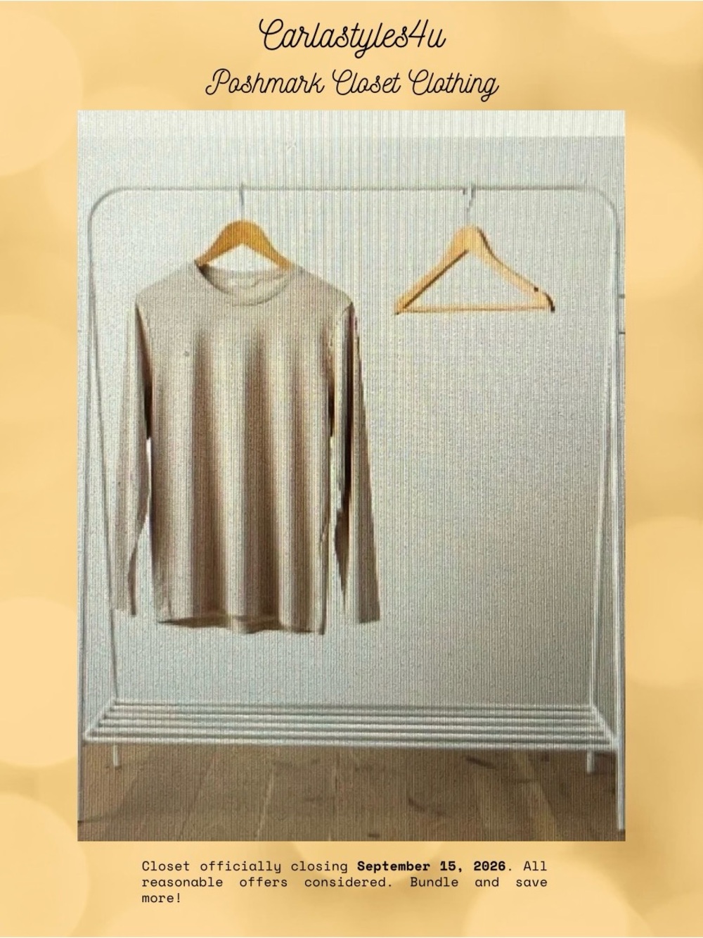 Poshmark Closet Closing